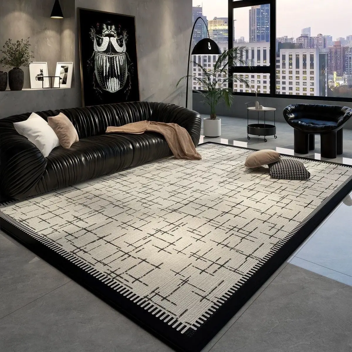 Thảm phòng Khách Thảm sang trọng, phong cách hiện đại, thích hợp cho ghế Sofa đơn giản, Bàn cà phê, phòng ngủ, đầu giường, thảm lớn, phong cách Ins, sử dụng tại nhà
