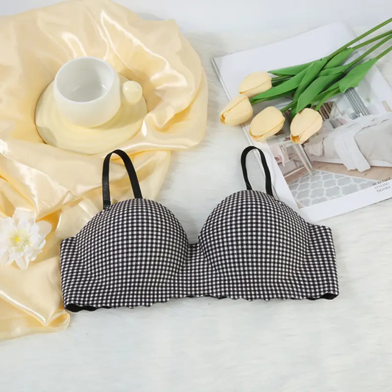 Áo Ngực Liền Mạch, Cho Bé Gái, Không Đường May, Gathered Ngực, Bralette, Hỗ Trợ Mềm Mại, Thoải Mái, Đồ Lót Quý Cô Ngọt Ngào Có Mùi 8