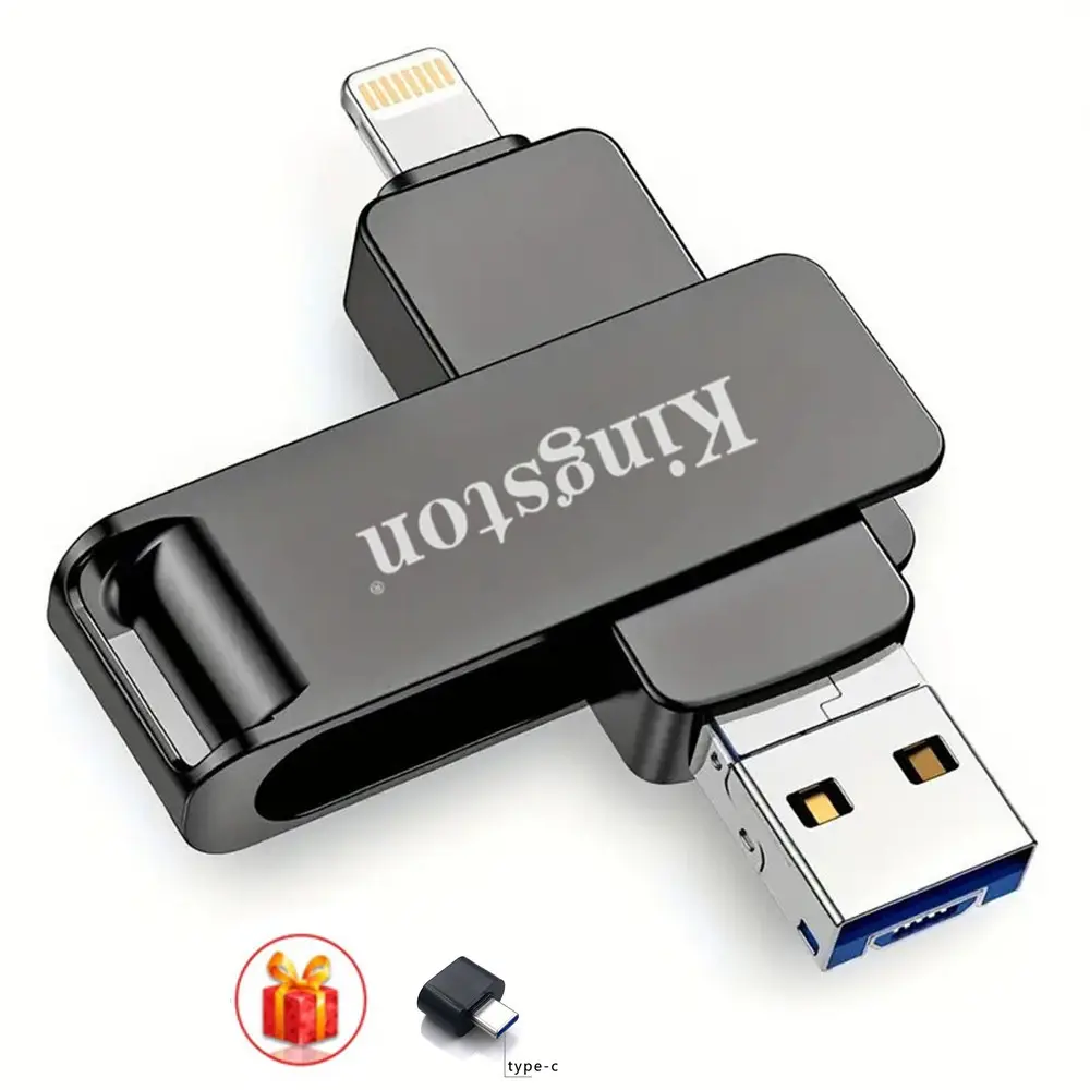2TB 4-in-1 flash drive USB 3.0 Memory Stick OTG Pendrive Fast Speed Type-C For i/O/S  Android phone