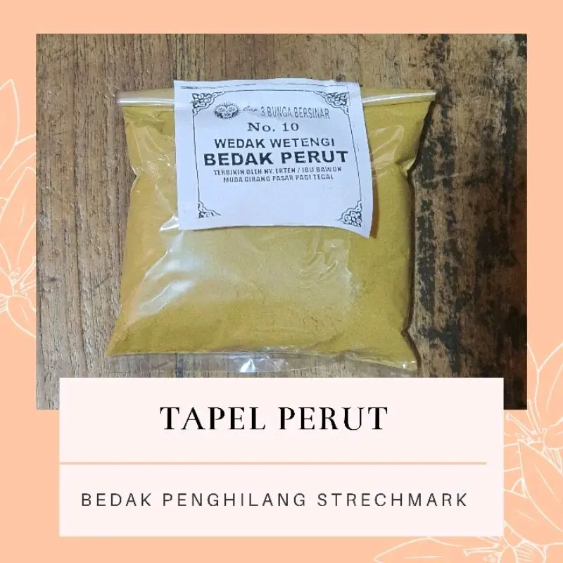 Tapel Perut / Bedak Perut / Wedak Weteng (Pemudar strecthmark)