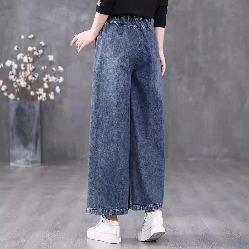 QUẦN JEANS SUÔNG MÀI, chất vải JEANS, nhẹ nhàng, mềm mại, thoải mái, sang trọng, lịch sự [QJSM] 5