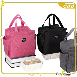[COD] OFM T43 Lunch Bag Tas Kotak Bekal Tempat Alumunium Foil Multifungsi Import