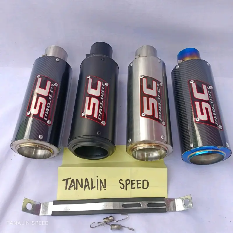silincer knalpot sc project inlet 50mm Motor Motorcycle 1