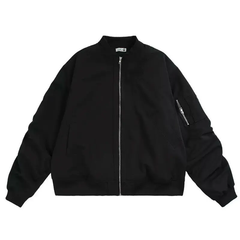 Áo khoác bomber MERO nam nữ tay có khóa năng động ( không nhún) , cá tính Unisex Menswear
