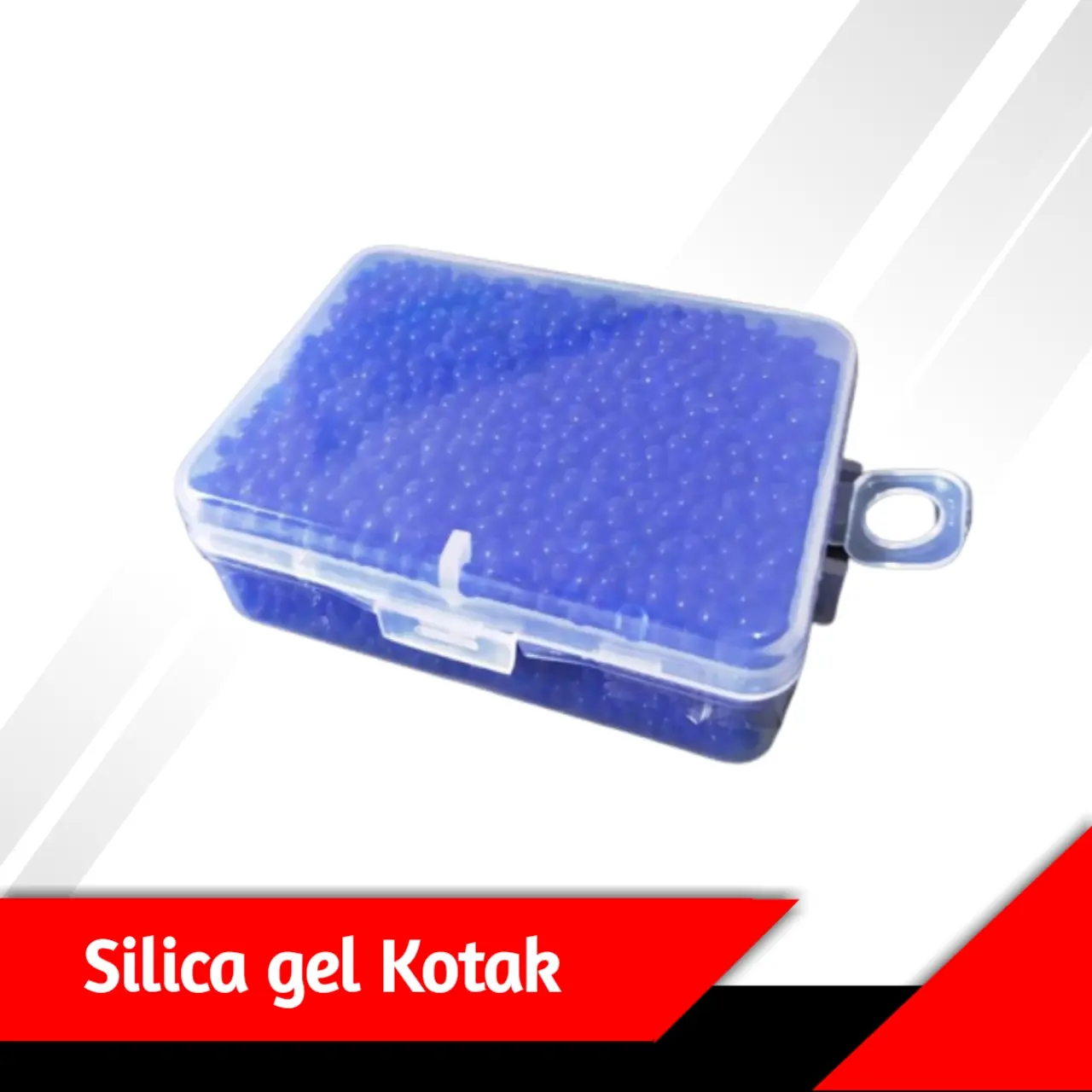 Silica Gel kotak Penyerap Kelembapan Anti Jamur Kamera Siap Pakai Dry box Silicagel Biru Blue