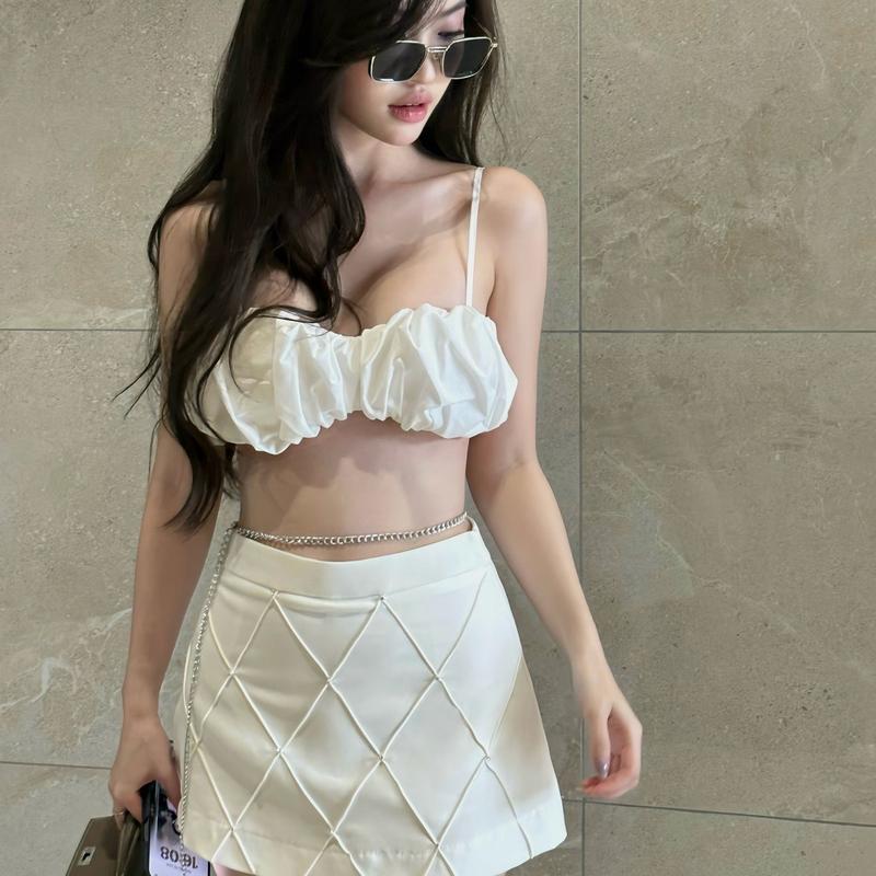 Maikaa Studio - set áo cúp ngực và chân váy đính đá -  Janet Set 1
