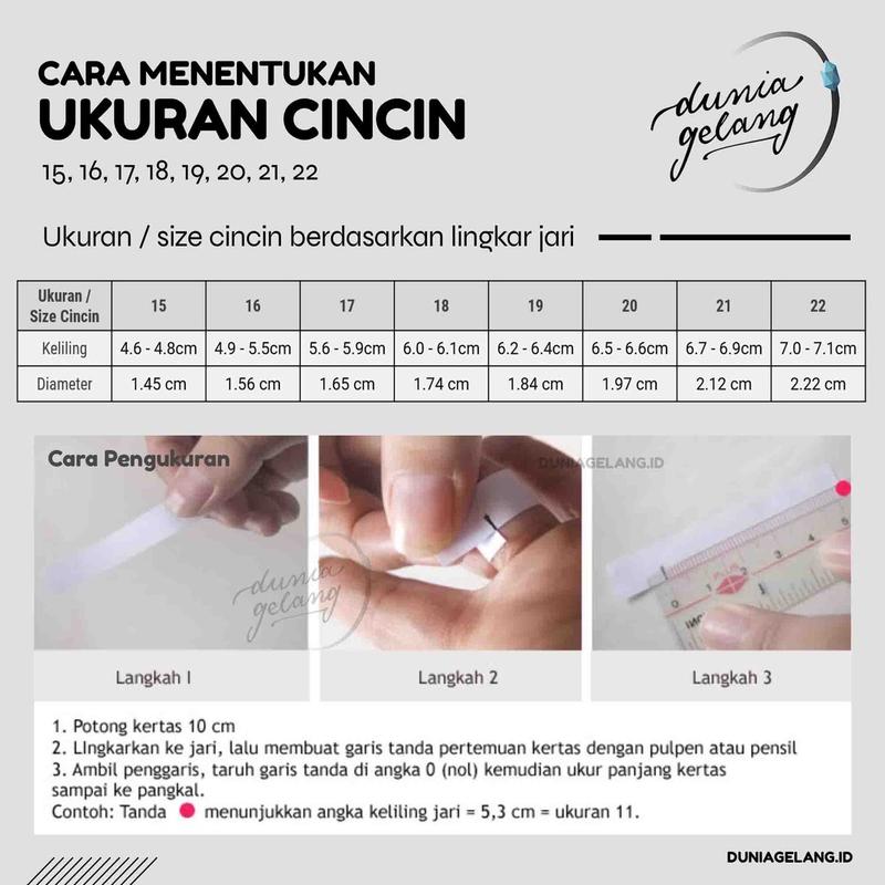 Cincin Motif Ukir Garis Titanium Silver Gold Wanita Anti Karat Anti Luntur 316L Tiktok 2