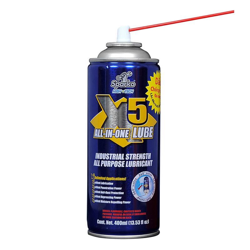 Dầu chống rỉ sét đa năng X5 400ml chuyên chống rỉ phá sét các thiết bị khớp nối bảng lề