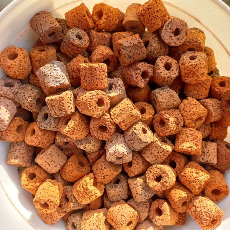 Sứ Nhẫn Đỏ , 100g Sứ Lọc Hồ Cá giúp tạo môi trường sống cho vi sinh vật trong hồ 2