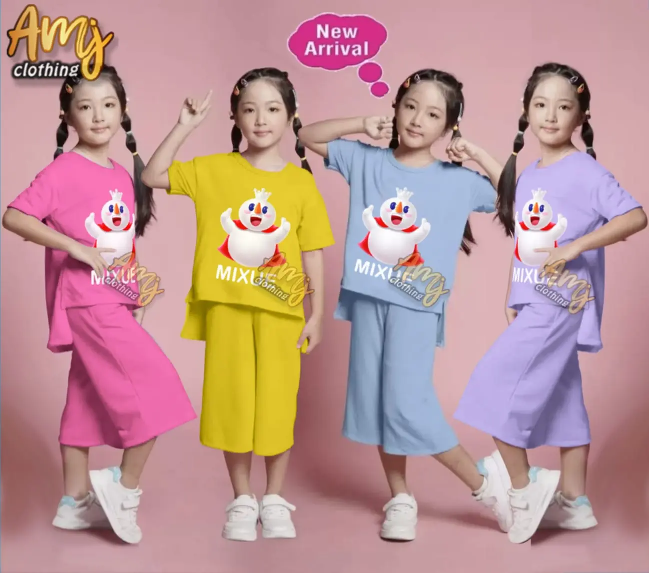elan mixuee anak perempuan / anak perempuan baju fashion Celana Celana Pakaian Setelan