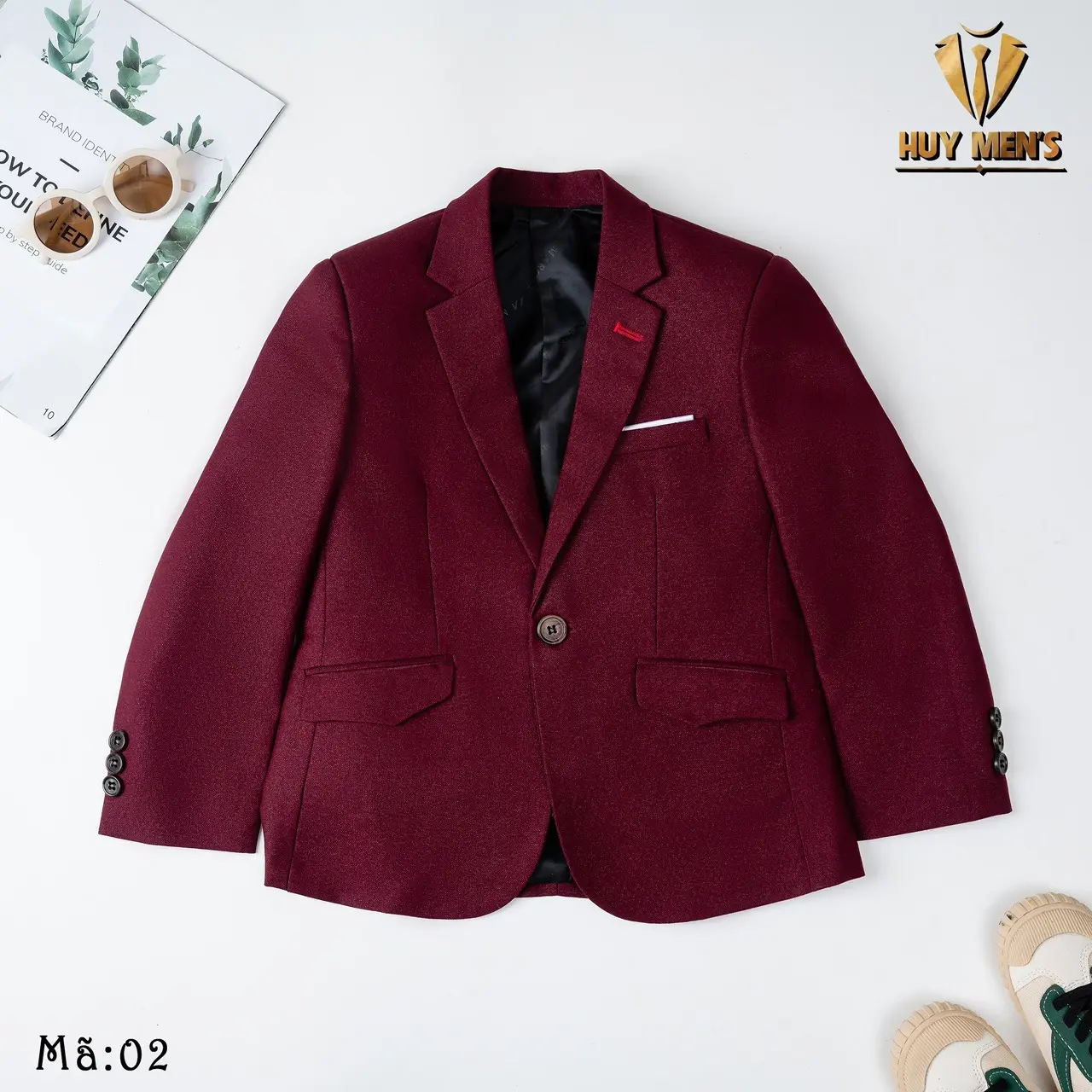Vest trẻ em cao cấp màu Đỏ Đô tươi mới hot nhất 2024