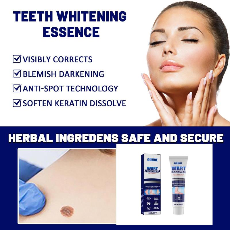 Natural Herbal Ingredients Wart Cream, 2 Counts Moisture Cream, Smoothes and Brightens Skin, Skin Care Product for Men and Women 3