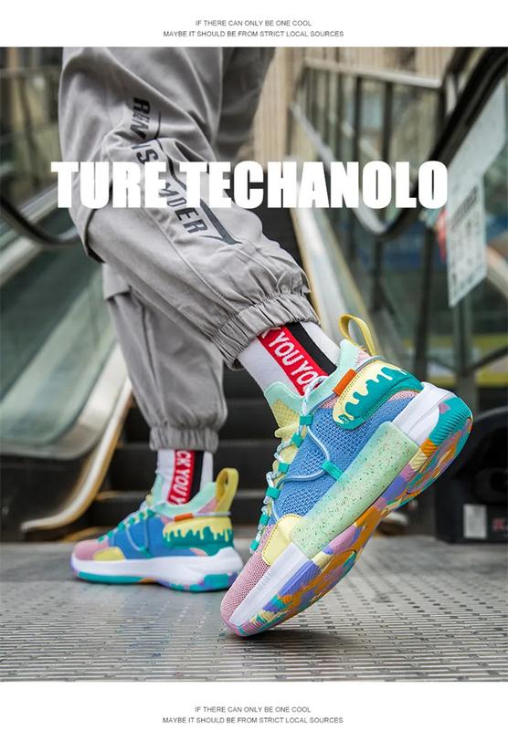 Product Introduction of Basketball shoes for men breathable sports shoes High Tops Women basketball sneakers athletics basket shoes outdoor male sneakers non-slip running shoes size 36-45 28