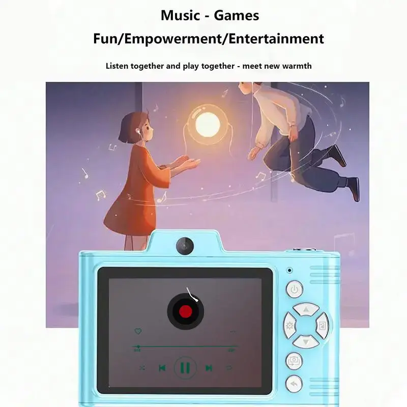 2.8" IPS Screen Portable Digital Camera, 1 Count 1080P 750mAh Battery Digital Camera, Portable Digital Camera With Front & Rear Dual Camera, Stocking Fillers Gift 2