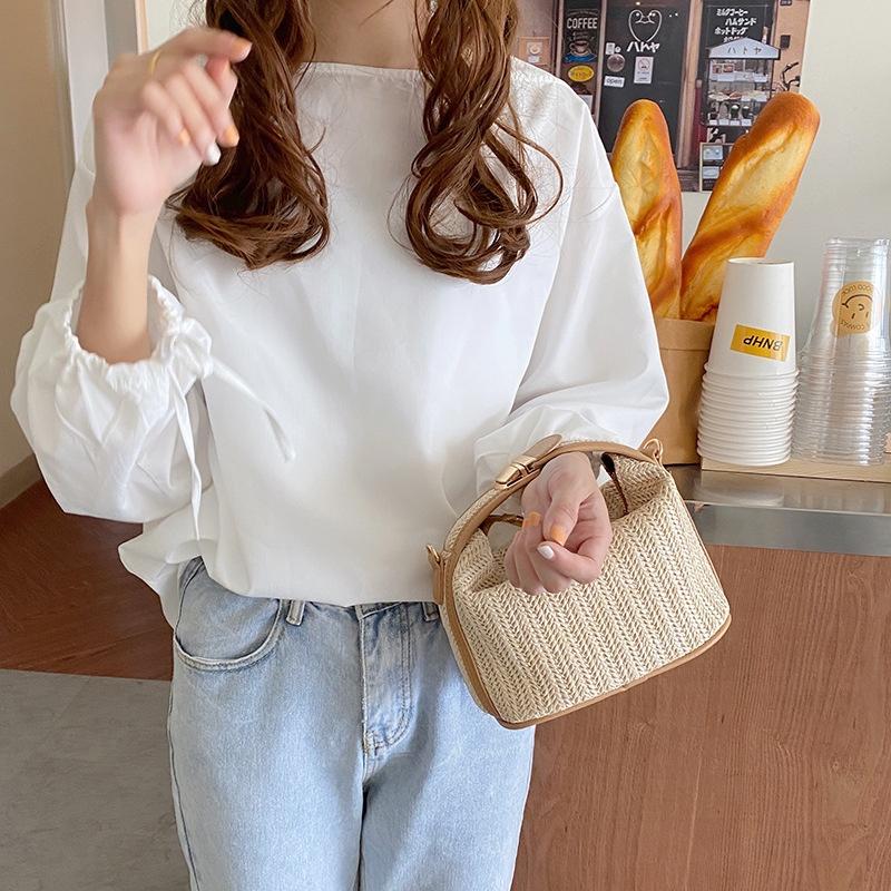 Product Introduction of Túi Cói Đeo Chéo Thời Trang Hè, Túi Xách Nữ Phong Cách Retro Cực Xinh TC64 3