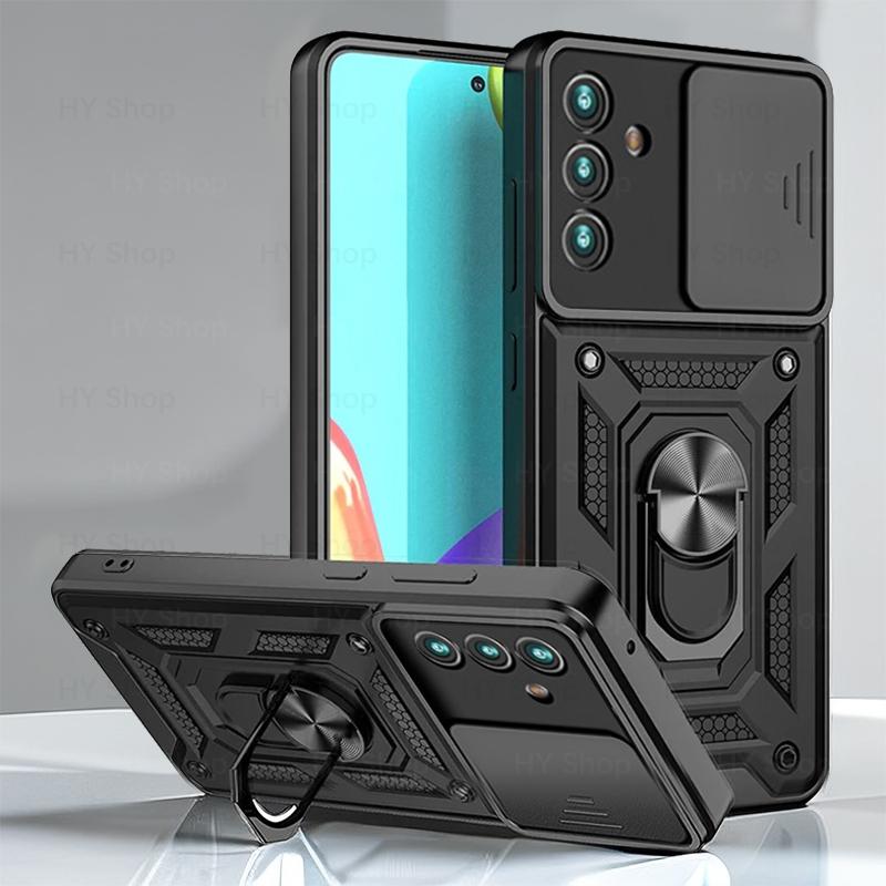 Giá đỡ vòng Ốp Điện Thoại cho Samsung A04S, A13, A14, A24, A34, A54, 5G, áo giáp, vỏ chống sốc, nắp bảo vệ thanh trượt máy ảnh M14, M23, M52, M54, F23