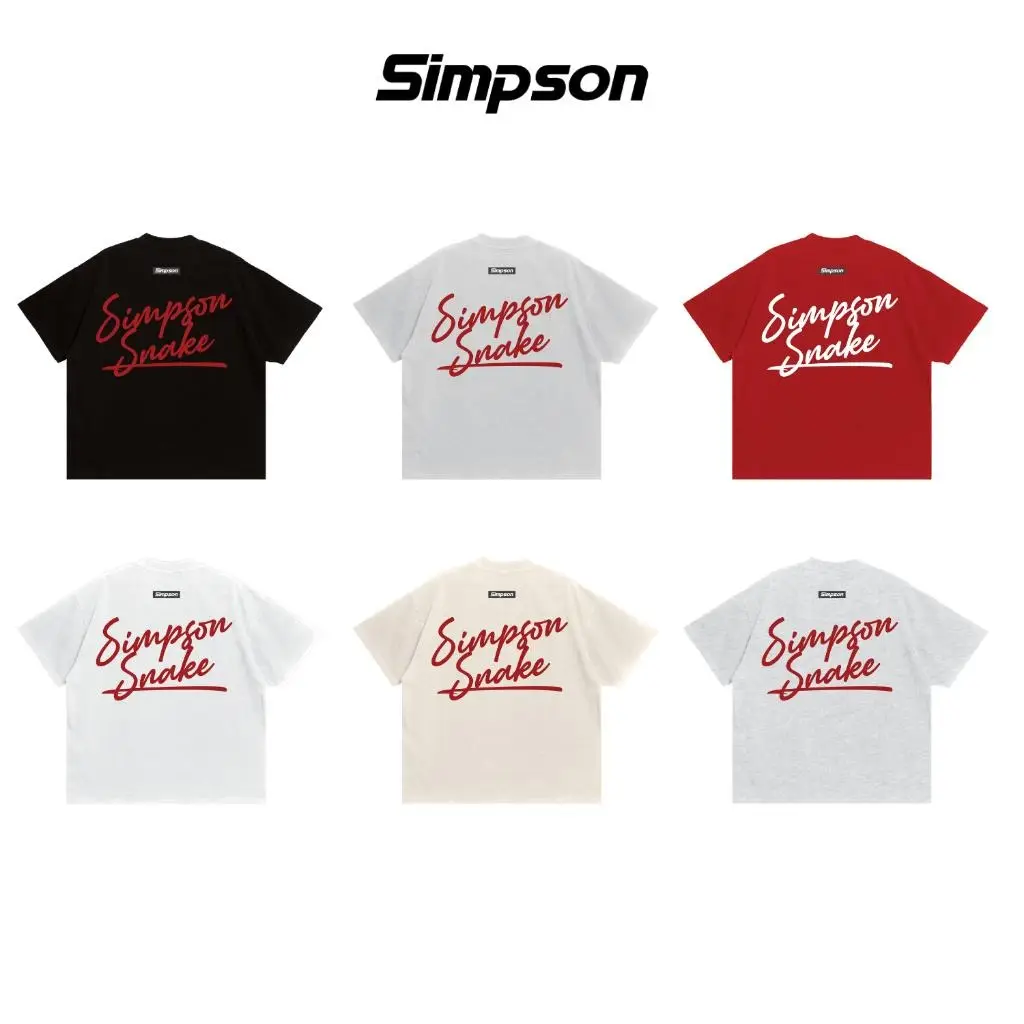 [BST Tết 2025] Áo Thun Boxy Tết Thêu 3D Simson Snake Local Brand Unisex Nam Nữ Oversize HA.BO STORE