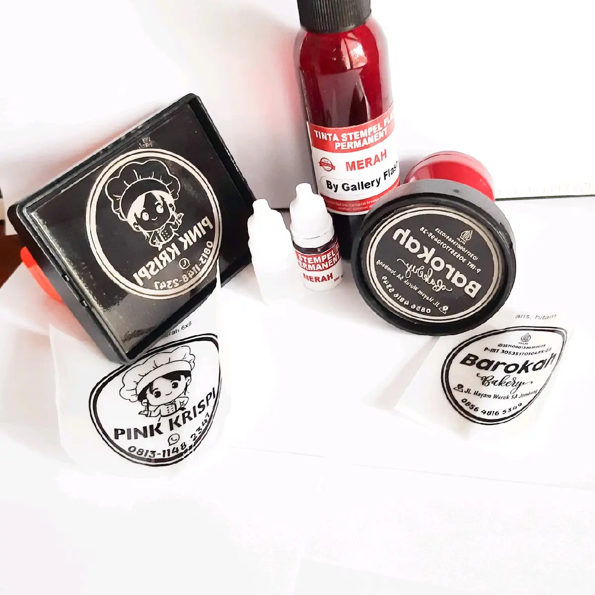 tinta stempel flash permanent by gallery Flash Plastik