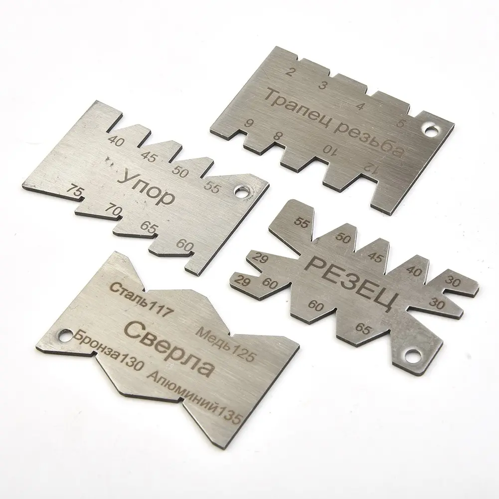 4pcs Angle Gauge Wire Cutting Stainless Iron Carbon Steel Tool  Measuring Tool