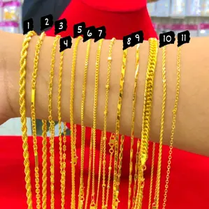 Kalung Panjang 45 By Eyagrosir Kuning Perhiasan Pengait