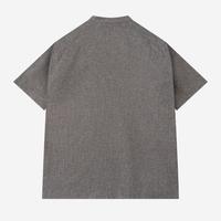 Gambar Baju Muslim Duha Muslimwear - Iyaad Pull-Over Shirt Short Sleeve - Dark Brown dari Duha Muslim Wear Kota Tangerang 5 Tokopedia