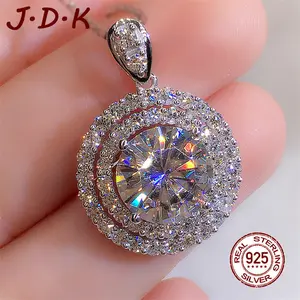 JDK Kalung Perak Bertatahkan Berlian 925 Perhiasan Wanita Grosir 5A Zirkon