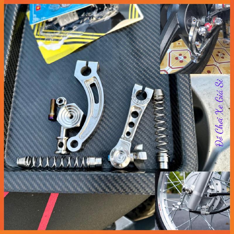 Càng Thắng Cong + Thẳng CNC Inox 304 Nguyên Khối - Càng Thắng Trước - Càng Thắng Sau Kèm Lò Xo