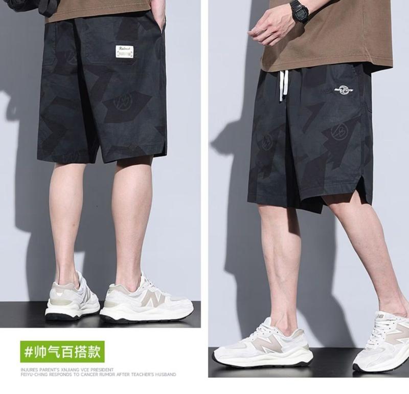 Product Introduction of Quần Đùi Thể Thao, Dành Cho Nam Giới, Bereit, Mùa Hè 2024, Mỏng Và Hợp Xu hướng, Hàng Mới Về, Dáng Rộng Vừa Vặn, Phong Cách Thường Ngày Thiết Kế Rằn Ri, Quần Đùi Túi Hộp, 1 / 2 Mảnh, Bán Chạy 17