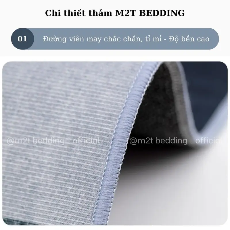Thảm trải sàn Bali M2T BEDDING thảm trang trí tết vintage size lớn chất liệu nỉ lỳ sang trọng 4
