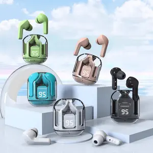 Headphone Air31 Tws Bluetooth v5.3 In-Ear Earbuds In-Ear Headphone Bluetooth Tembus Peredam Bising Headphone HI-FI LED Tampilan Digital