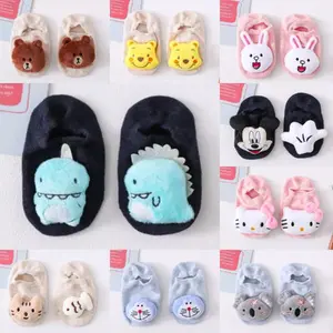 Kaos Kaki Bayi Anak Ankle Boneka 3D Karakter Lucu Anti Slip Baby Socks Cotton