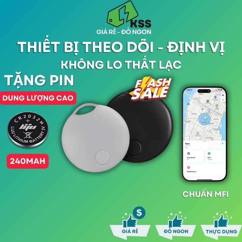 [KHÔNG DÙNG CHO ANDROID] Thiết Bị Định Vị Mini Smart Tag Gen 4 - Tìm Móc Khoá Xe Máy Ô Tô - Cho IP (iOS)-Chuẩn MFI App Find My- KSS airtag jenly mi airtag  apple chip  định itag  mini thẻ  định enjoy  định 3  tag gps bà