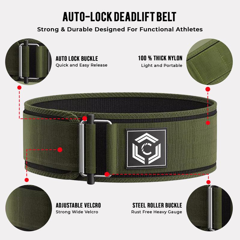 CoreNation Auto Lock Nylon Lifting Belt - Shop | Tokopedia