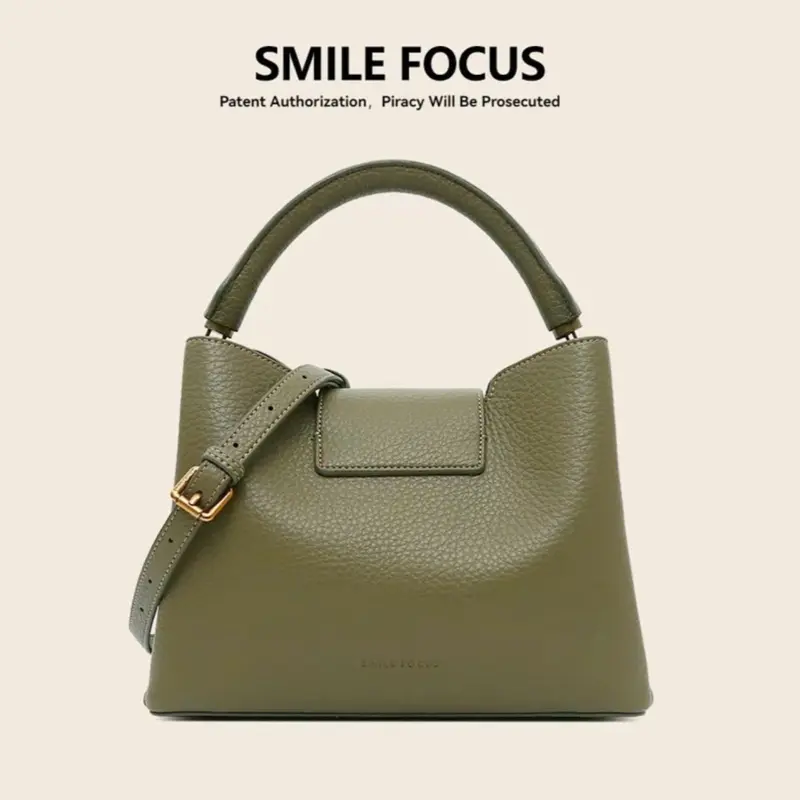 [Túi Hoàng Gia] SF-3146 SMILE FOCUS. Túi xách Chuẩn Chính Hãng Smile Focus Sang Trọng, Đẳng cấp, Thời Thượng.Da dê 5