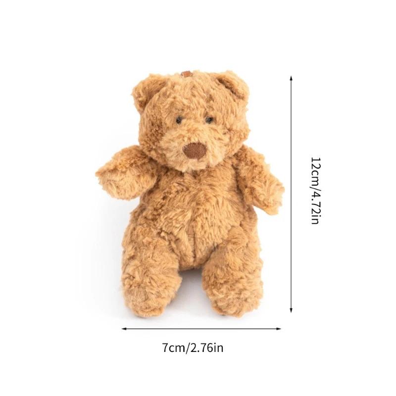 Product Introduction of E0BF Mini Bear Keychain Small Delicate Bear Jewelry Keychain Pendant Cute Bear Toy Doll Material Bear Bag Pendant for Everyday picture  keychain  frame crybaby  keychain picture  keychain  frame t  eddy  lulu  pig lightweight  camera souvenir sg  keychain 6