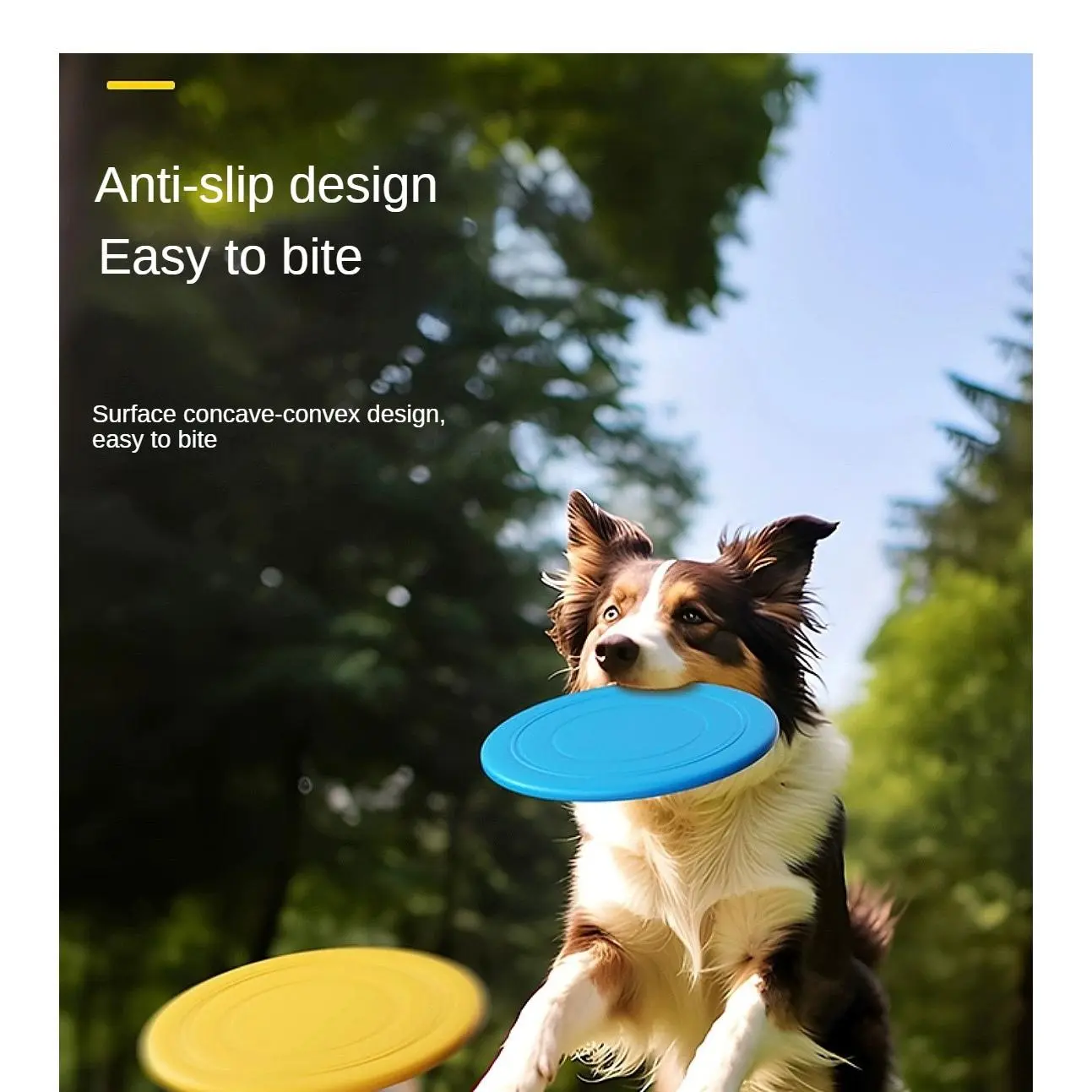 Silicone pet toys, dog frisbees, durable chew training throwing discs, interactive dog toys