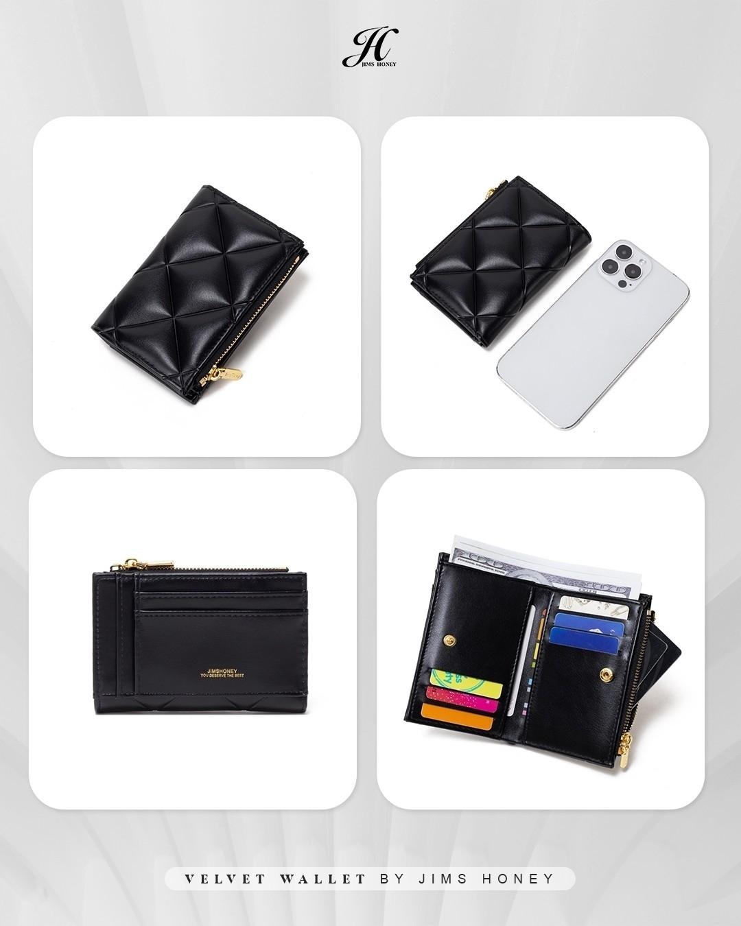 VELVET MINI WALLET JIMS HONEY