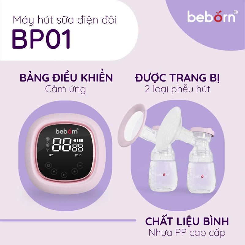 Product Introduction of [ BEBORN ] Máy hút sữa điện đôi BP01 - BP01ED 8