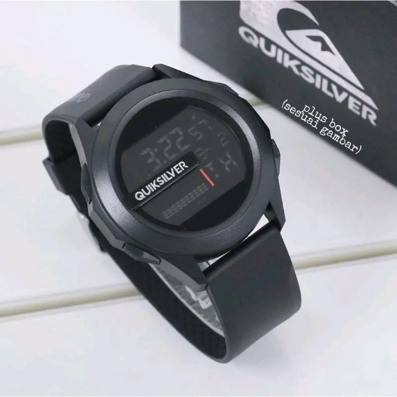 Jam Tangan Quicksilver Baru, Bahan Rubber, Anti Air 0