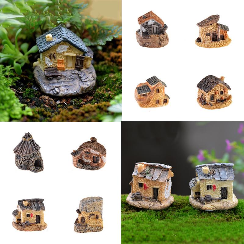 Nhà Lều Ngôi Nhà Nhỏ 8, Kích Thước Nhỏ Thủ Công Tự Làm, Mô Hình Phong Cảnh, Đồ Trang Trí Sân Vườn, Phong Cách Decor Decor Phòng Trang Trí Nhà 3