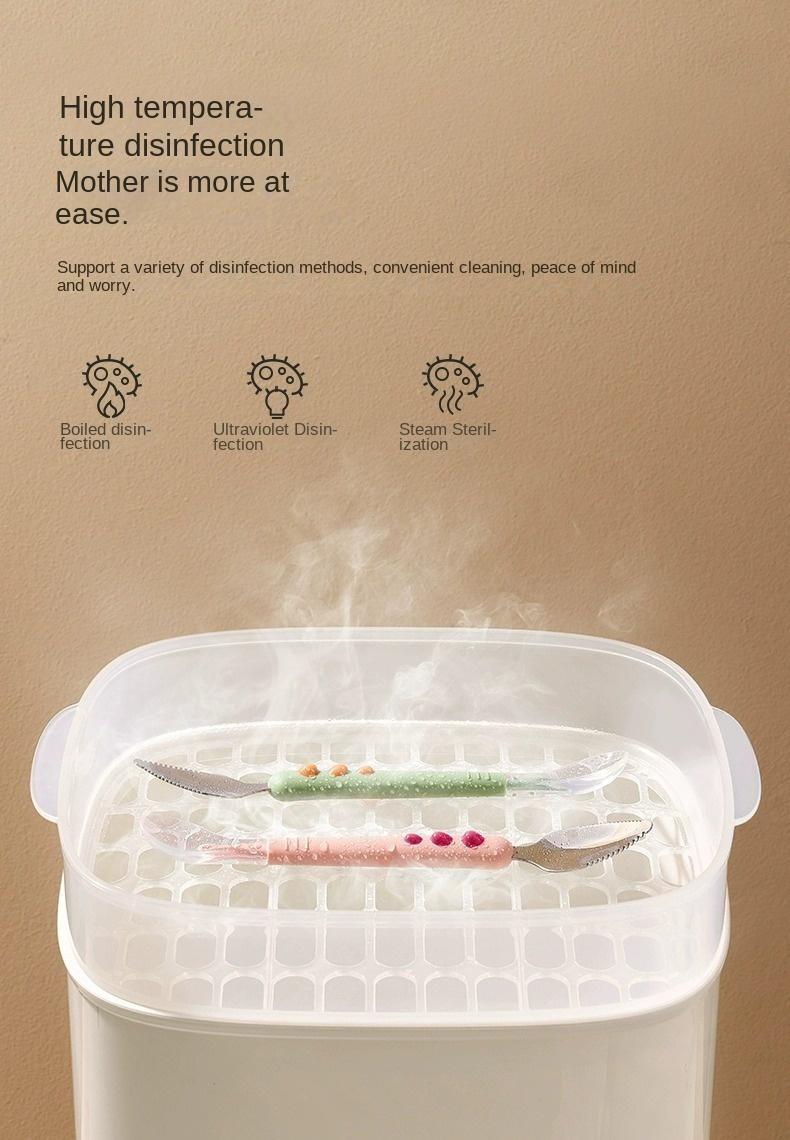 Product Introduction of Double-Headed Mud Scraper Spoon Baby Food Supplement Baby 316 Stainless Steel Fruit Puree Spoon Silicone Spoon Feeding Mud Scraper Spoon 8