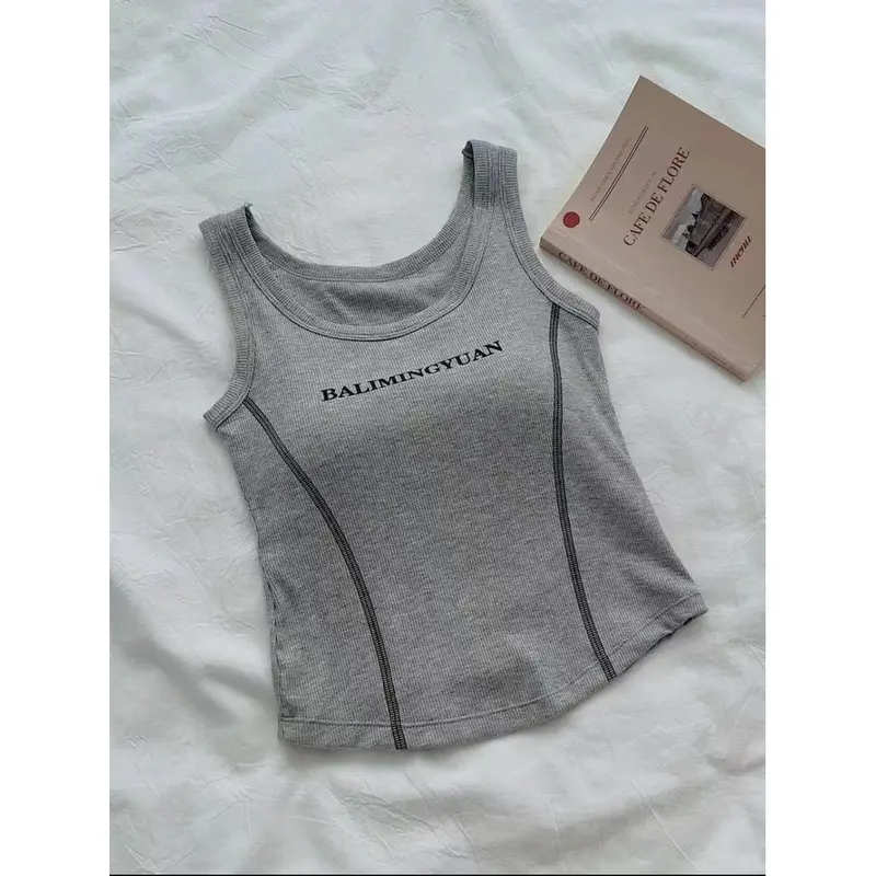 Jlookco_ J108 Tanktop Korean Style Inner Top Vertical Line Free size Tank Top Elastis Premium Tank top 4