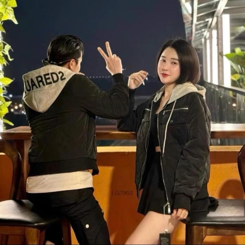 Product Introduction of Áo Phao ĐSQ Trần Trám Phối Mũ Xám Thời Trang Cho Nam - Có Túi, Menswear 6