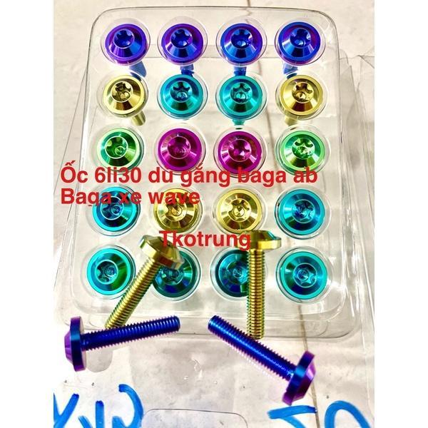 ốc titan gr5 6li30 dù dày bắt baga wave sonic ab