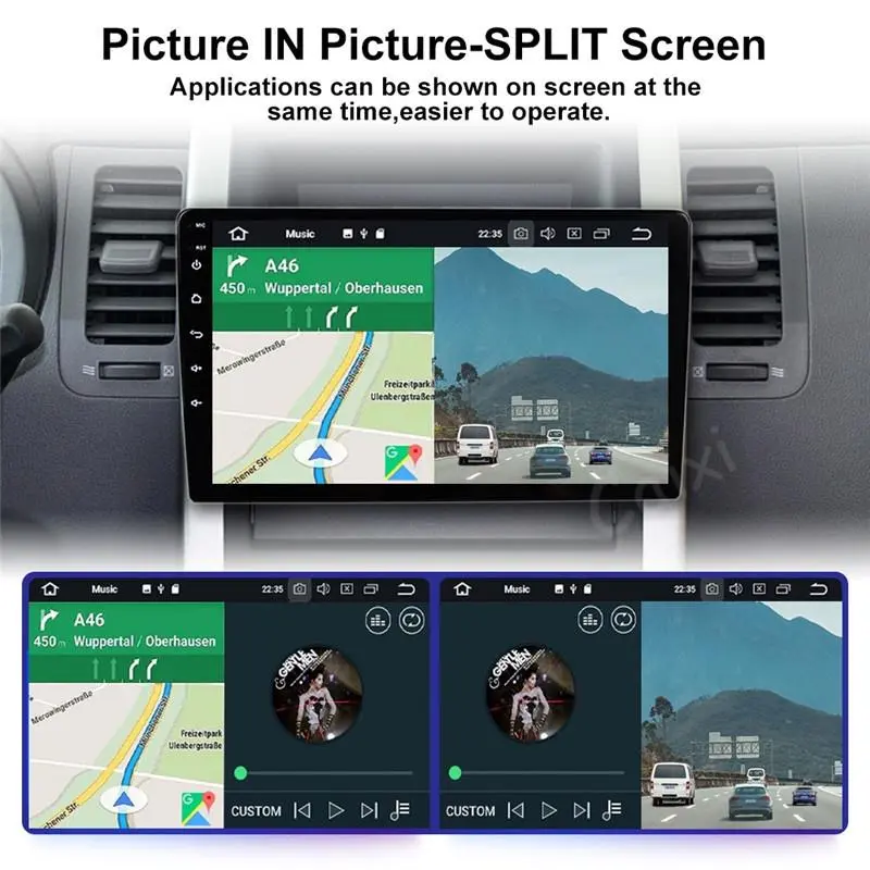 with cooling system4G+64G IPS Screen Head Unit android 7/9/10 Inch Car Android 13 Navigasi Untuk TOYOTA Daihatsu Mitsubishi android mobil 10 inch ram 4 HONDA SUZUKI Hyundai NISSAN Double Din tv mobil android 5