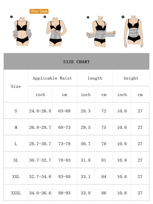 Women's Velcro Waist Trainer, High Stretch Zipper Waist Cincher, Tummy Control Body Shaper, Women's Shapewear for All Seasons 2
