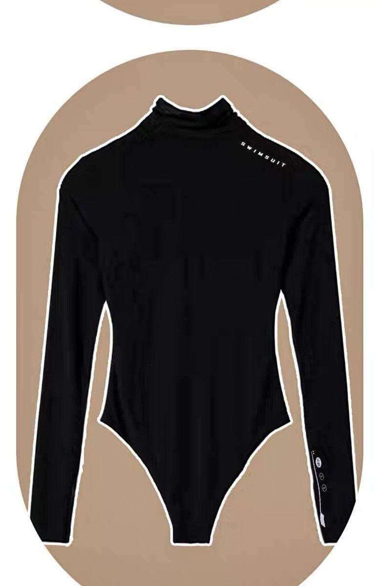 Product Introduction of Mosricci Internet Celebrity Same Style Long Sleeve Wetsuit Motorcycle Sports Conservative Sun Protection Slim Fit Slimming One-Piece Swimsuit for Women 6