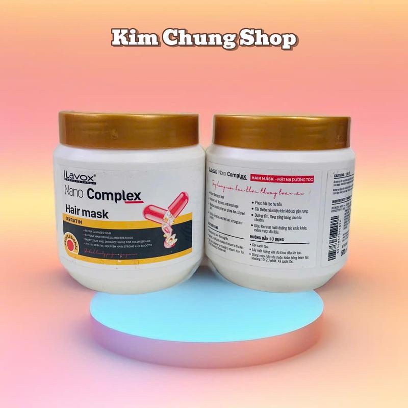   Mới  Kem Ủ Tóc Hấp Dầu SIÊU DƯỠNG Phục Hồi Nano Hương Nước Hoa  Colagen & Keratin  500ml 