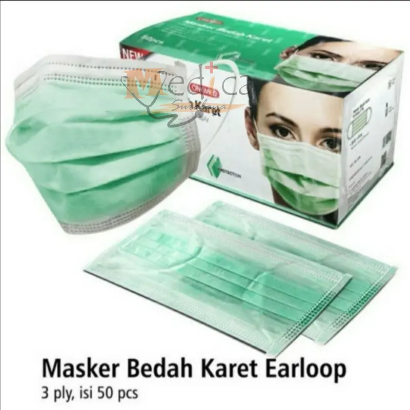 Masker Earloop 3PLY / Masker Telinga 3PLY Medis Disposible 0