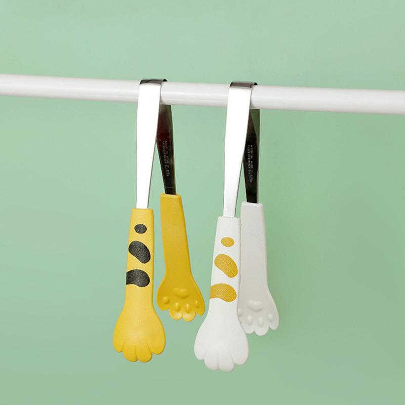 Product Introduction of Anti-Slip Kitchen Tongs Cute Cartoon Multi-Purpose Sandwich Baking Clip BBQ Salad Supplies for Kitchen Supplies Gadgets 6